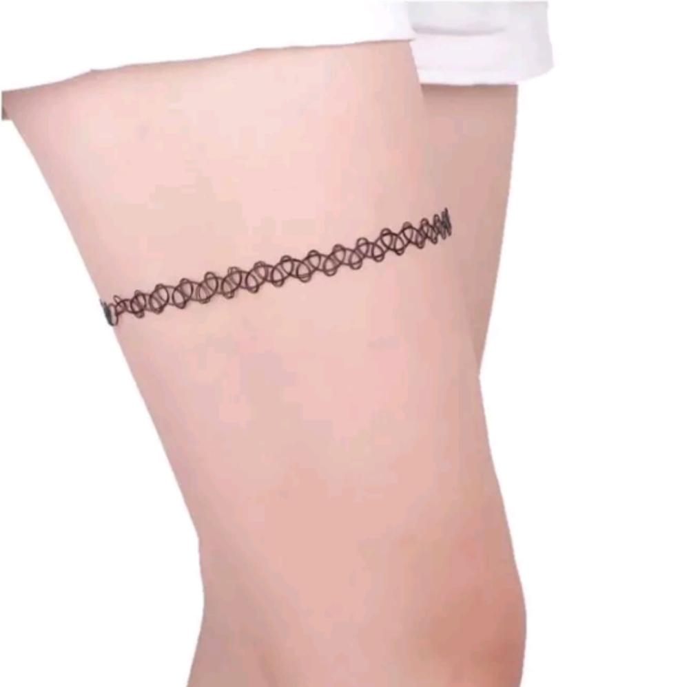 New tattoo choker stretch necklace retro henna